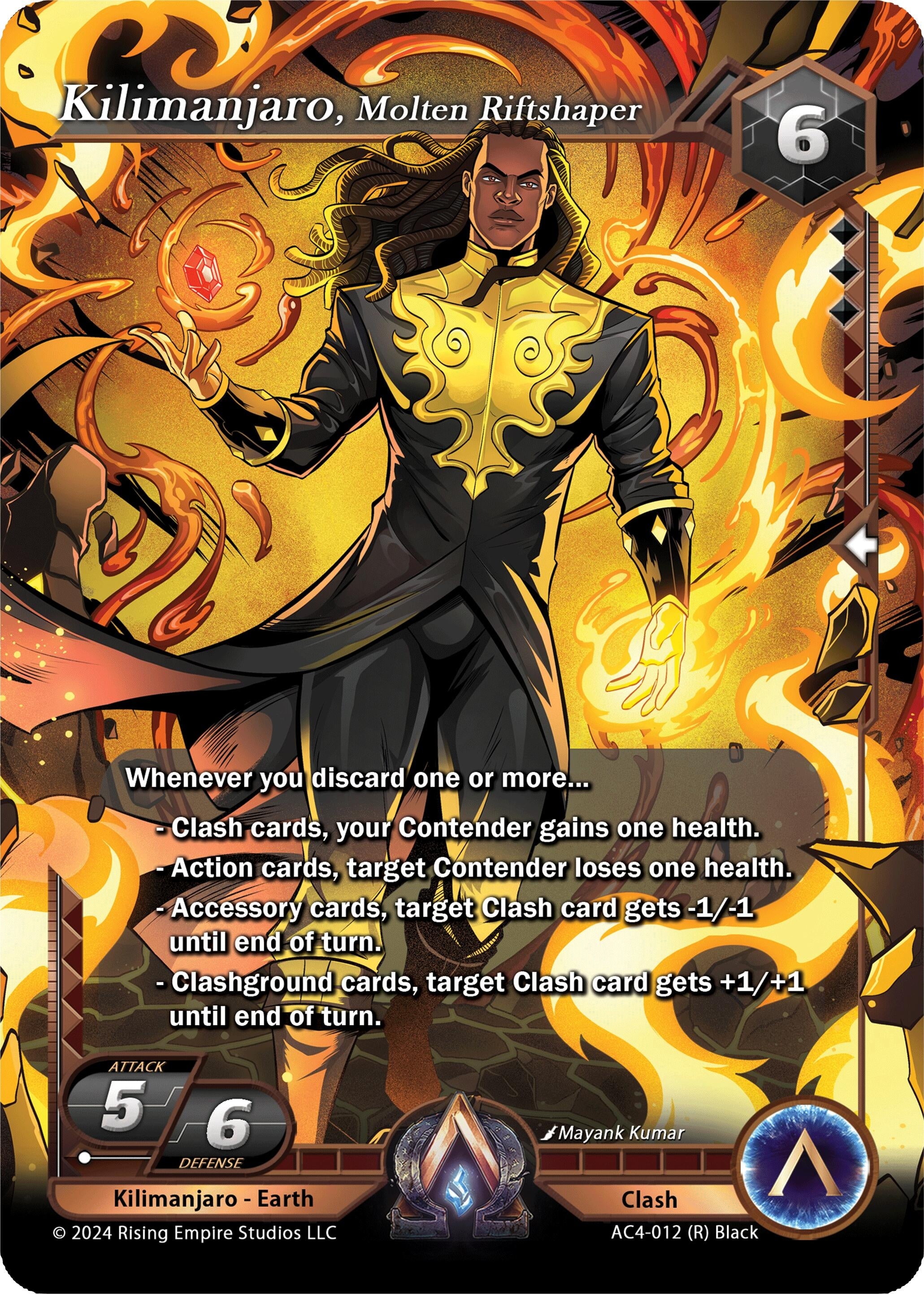 Image for Kilimanjaro, Molten Riftshaper (AC4-012) (Genesis Returns) - Alpha Clash