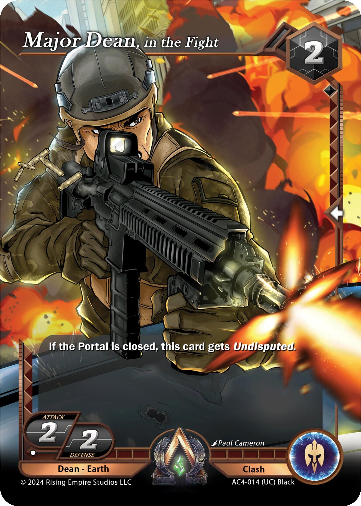Image for Major Dean, in the Fight (AC4-014) (Genesis Returns) - Alpha Clash