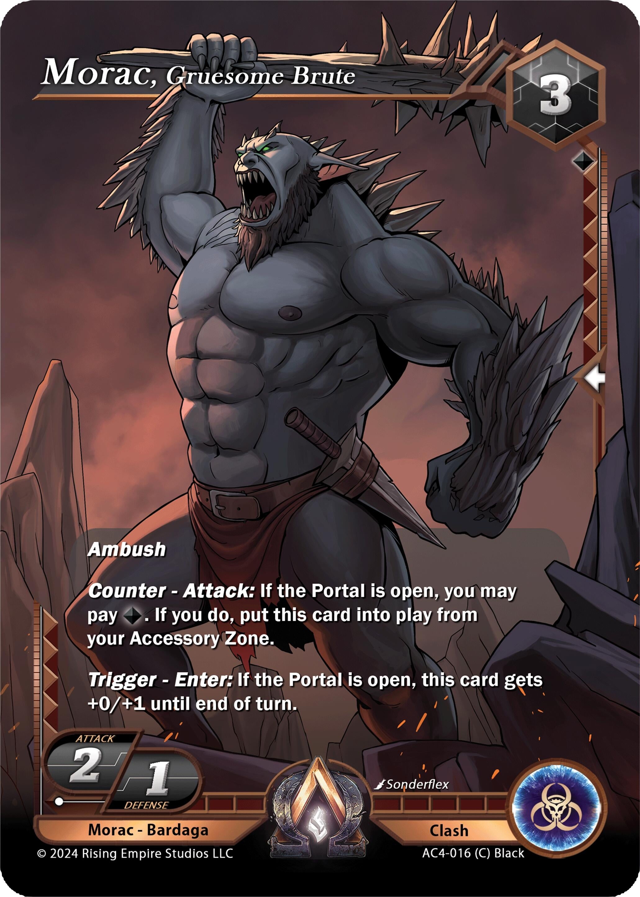 Image for Morac, Gruesome Brute (AC4-016) (Genesis Returns) - Alpha Clash