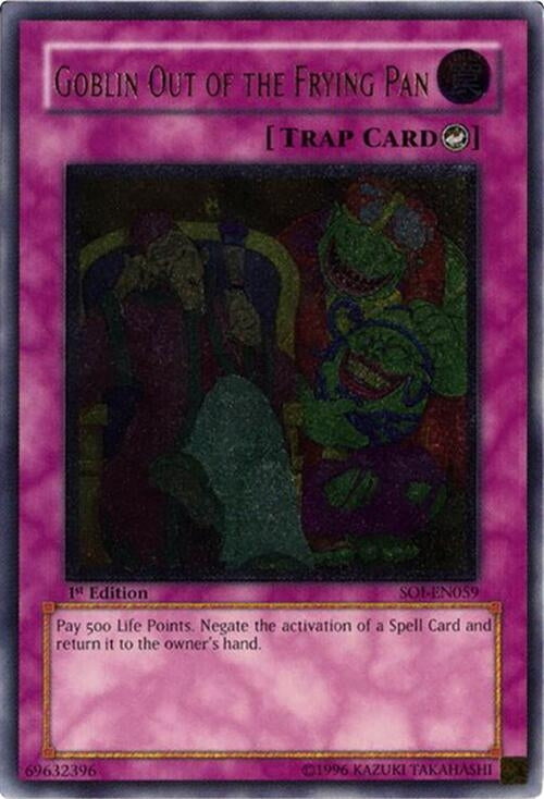 Image for Goblin Out of the Frying Pan (UTR) (SOI-EN059) (SOI) - YuGiOh