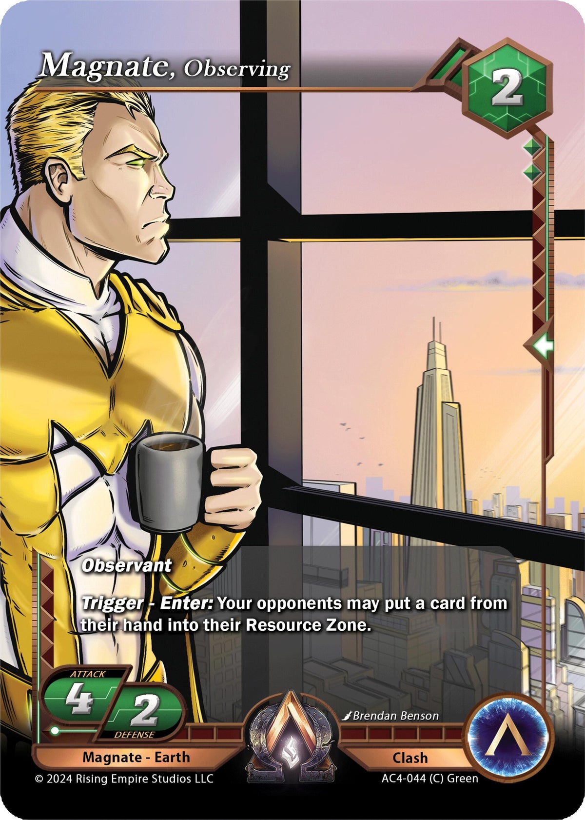 Image for Magnate, Observing (AC4-044) (Genesis Returns) - Alpha Clash
