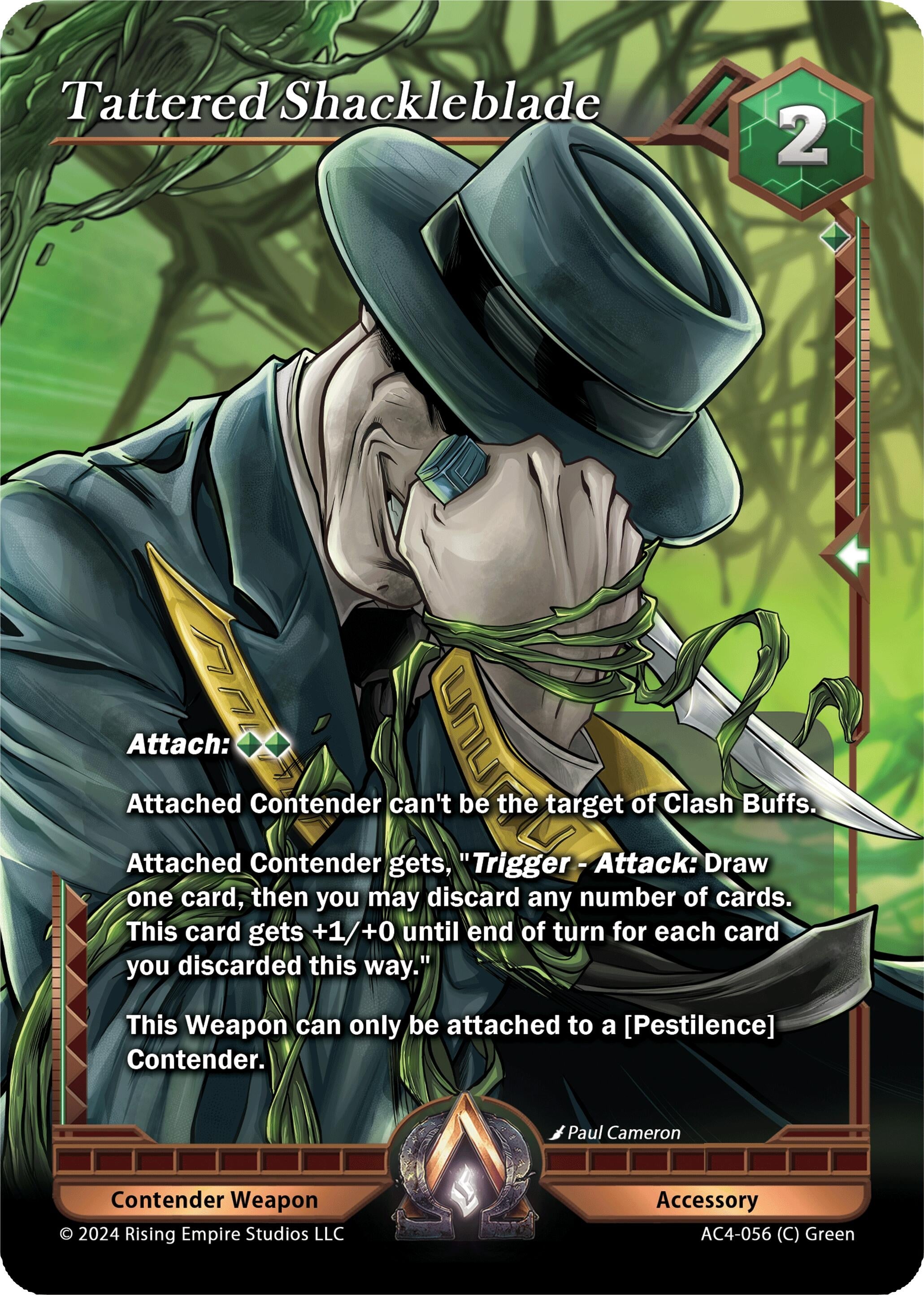Image for Tattered Shackleblade (AC4-056) (Genesis Returns) - Alpha Clash