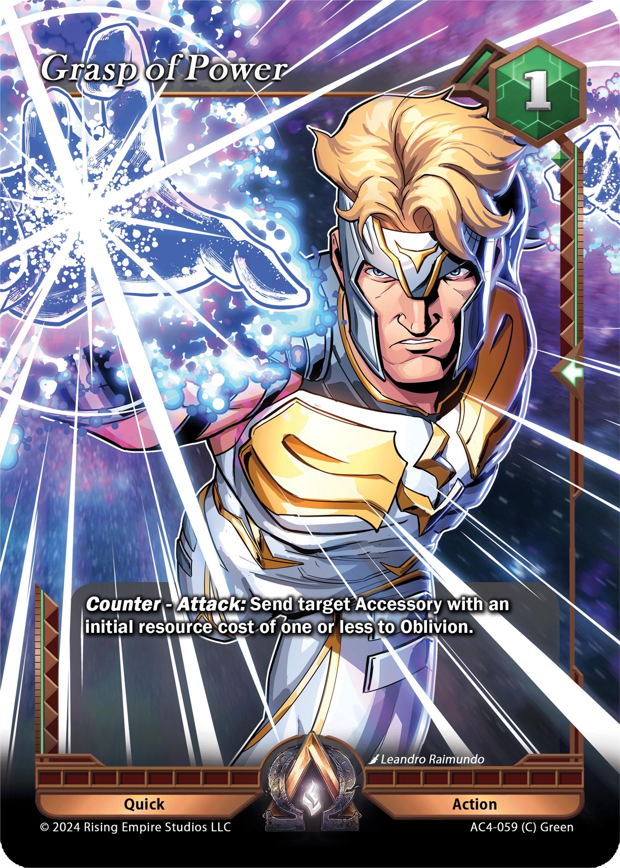 Image for Grasp of Power (AC4-059) (Genesis Returns) - Alpha Clash