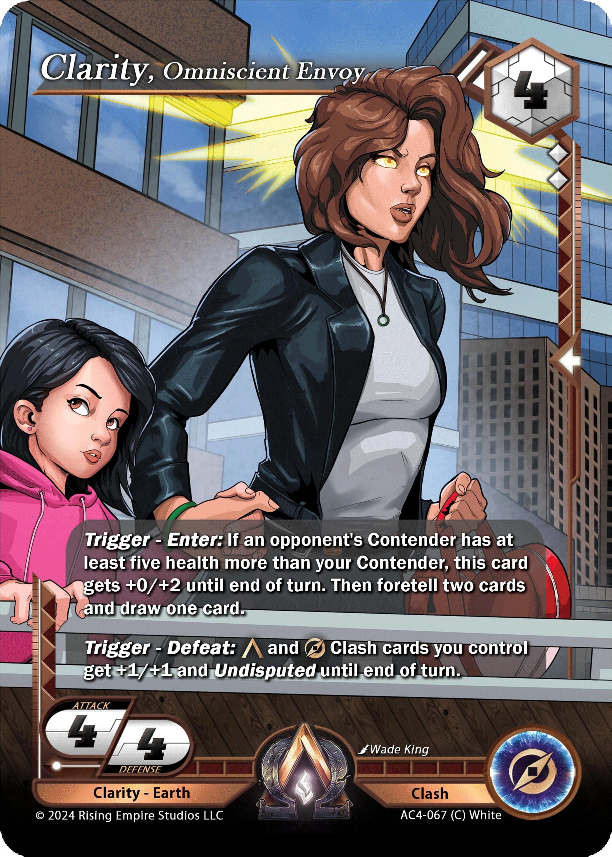 Image for Clarity, Omniscient Envoy (AC4-067) (Genesis Returns) - Alpha Clash