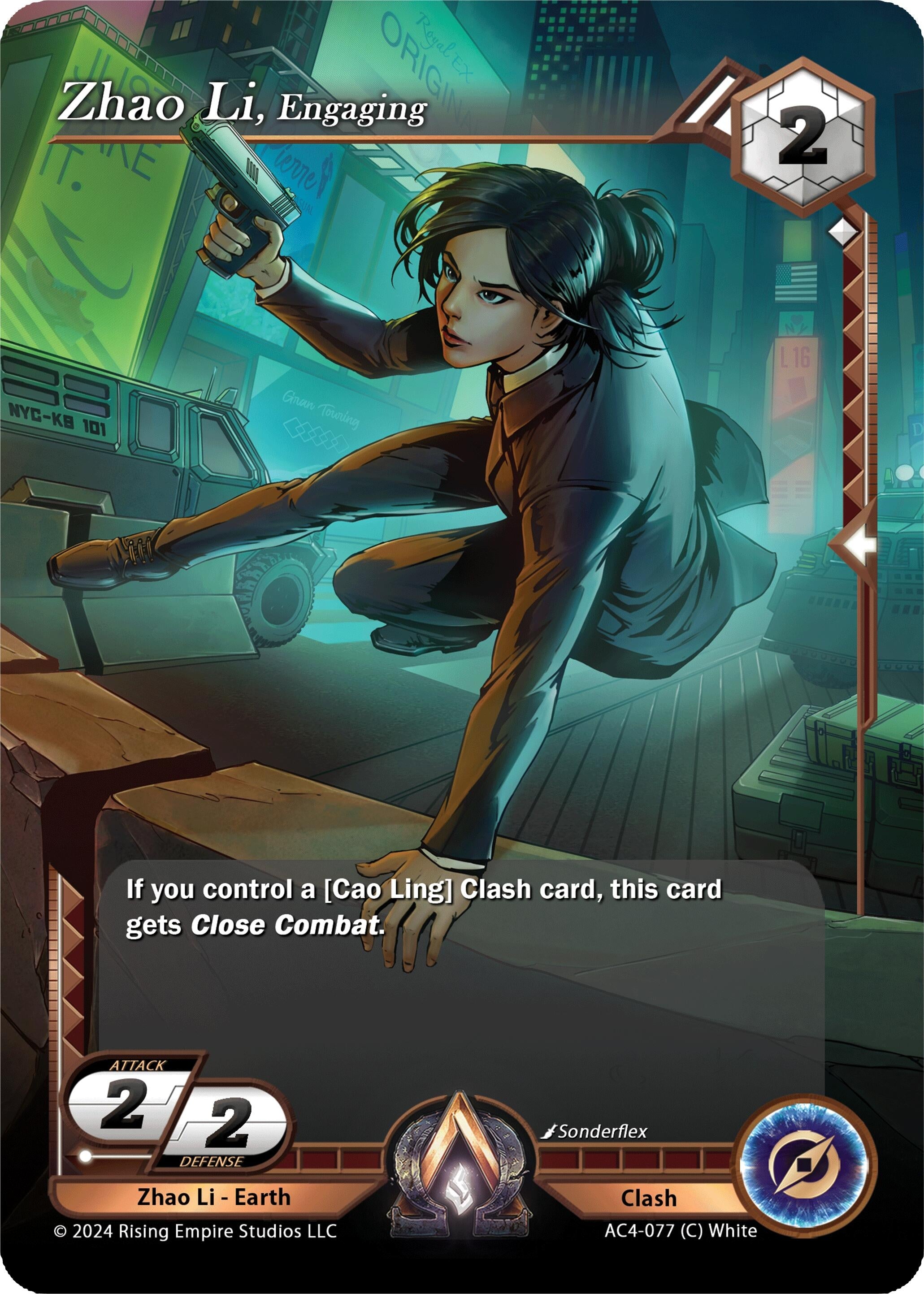 Image for Zhao Li, Engaging (AC4-077) (Genesis Returns) - Alpha Clash