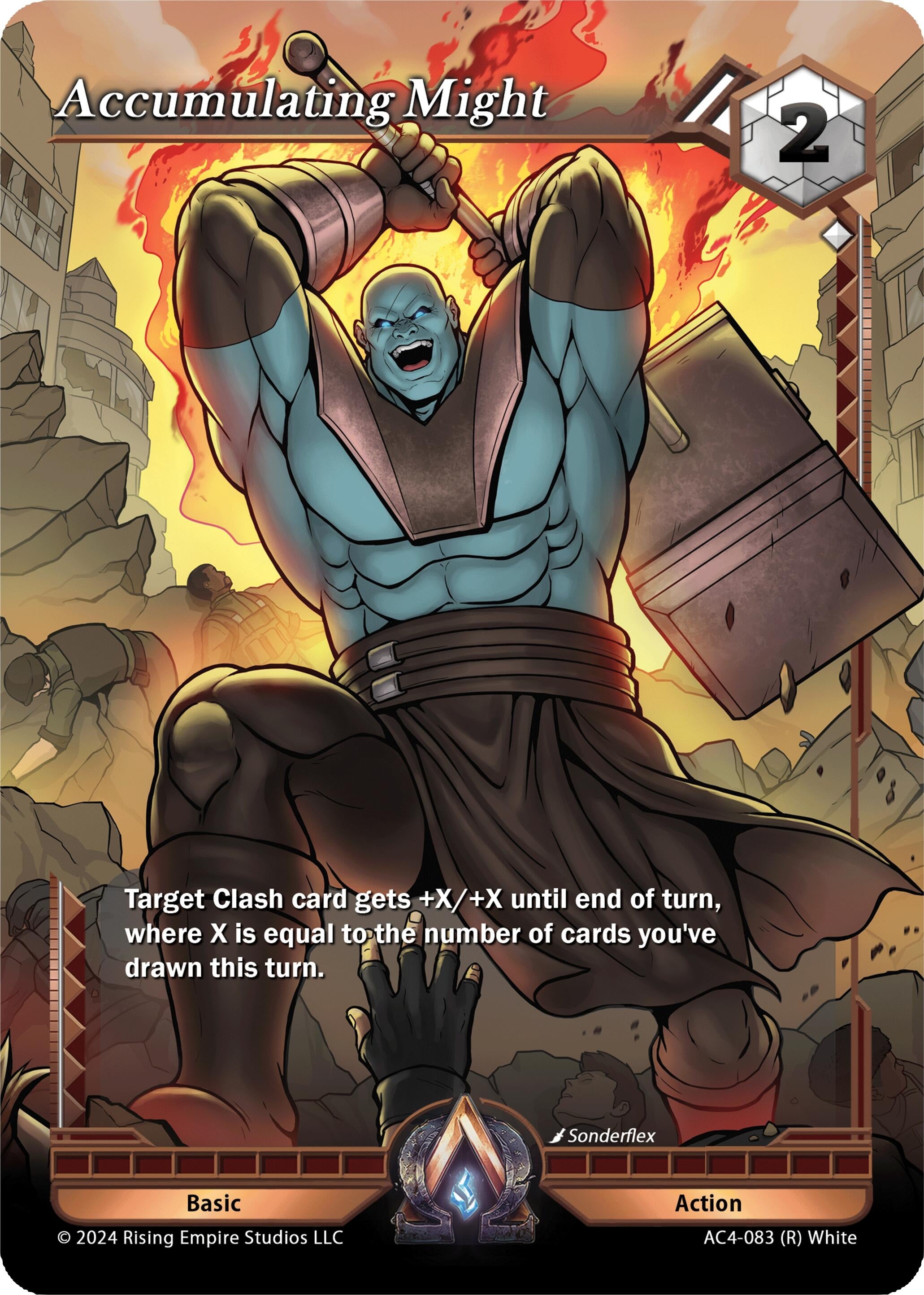 Image for Accumulating Might (AC4-083) (Genesis Returns) - Alpha Clash