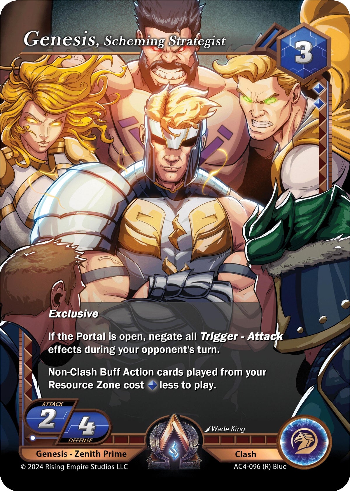 Image for Genesis, Scheming Strategist (AC4-096) (Genesis Returns) - Alpha Clash