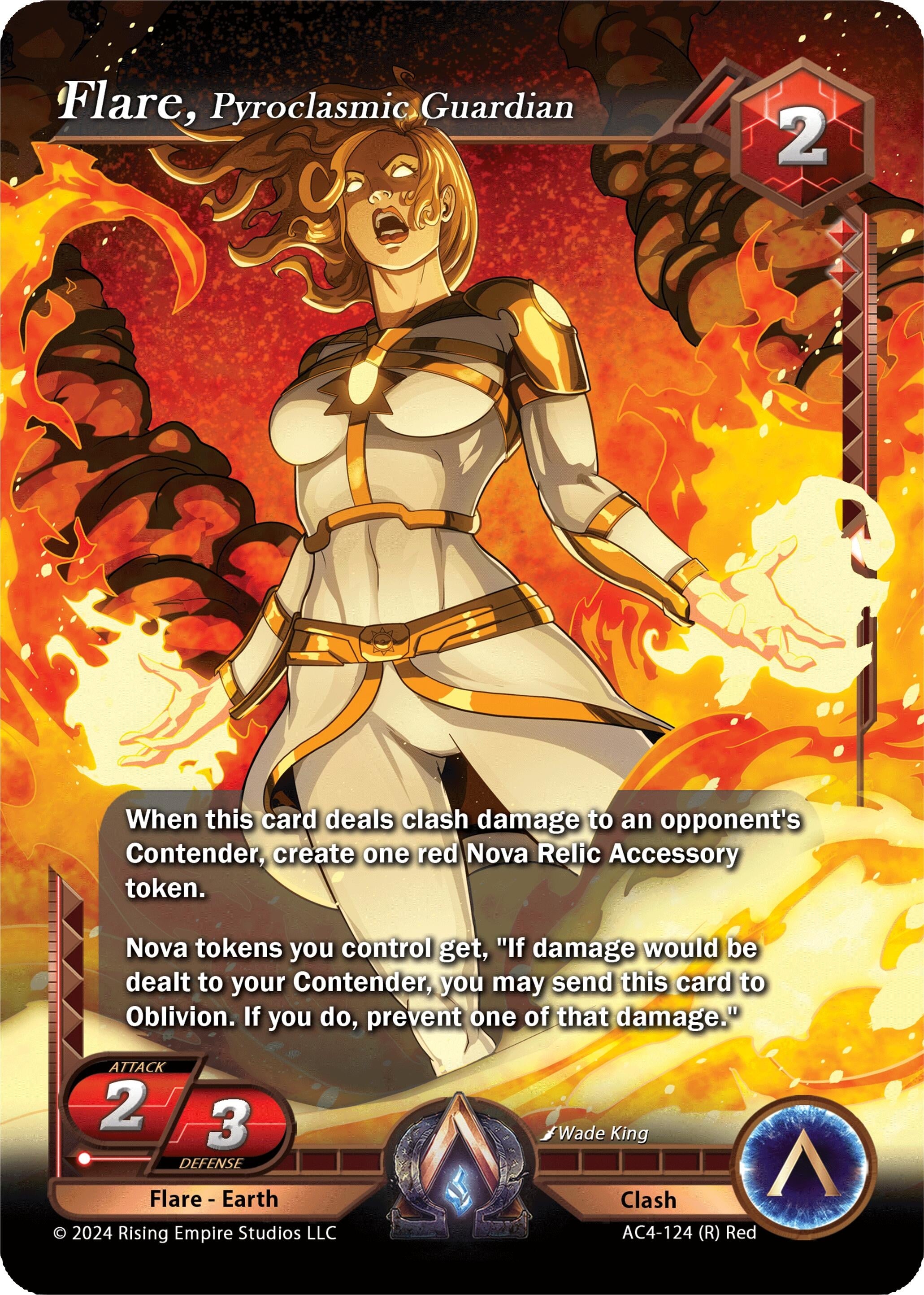 Image for Flare, Pyroclasmic Guardian (AC4-124) (Genesis Returns) - Alpha Clash