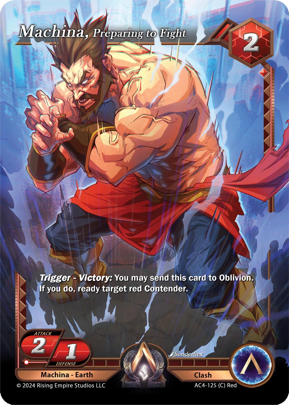 Image for Machina, Preparing to Fight (AC4-125) (Genesis Returns) - Alpha Clash