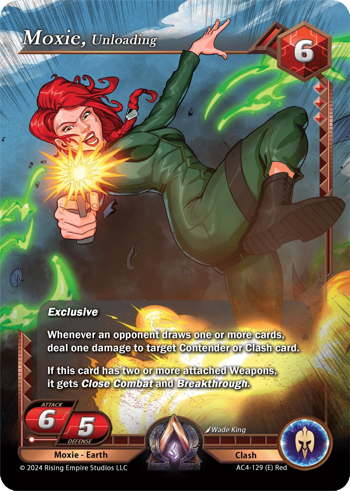 Image for Moxie, Unloading (AC4-129) (Genesis Returns) - Alpha Clash