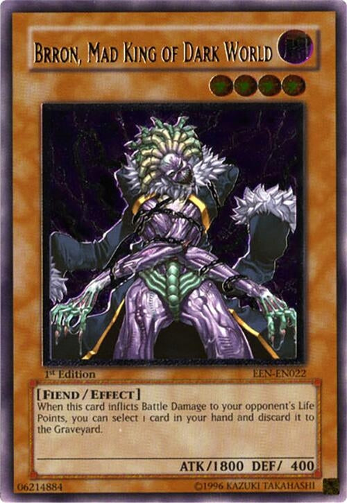 Image for Brron, Mad King of Dark World (UTR) (EEN-EN022) (EEN) - YuGiOh