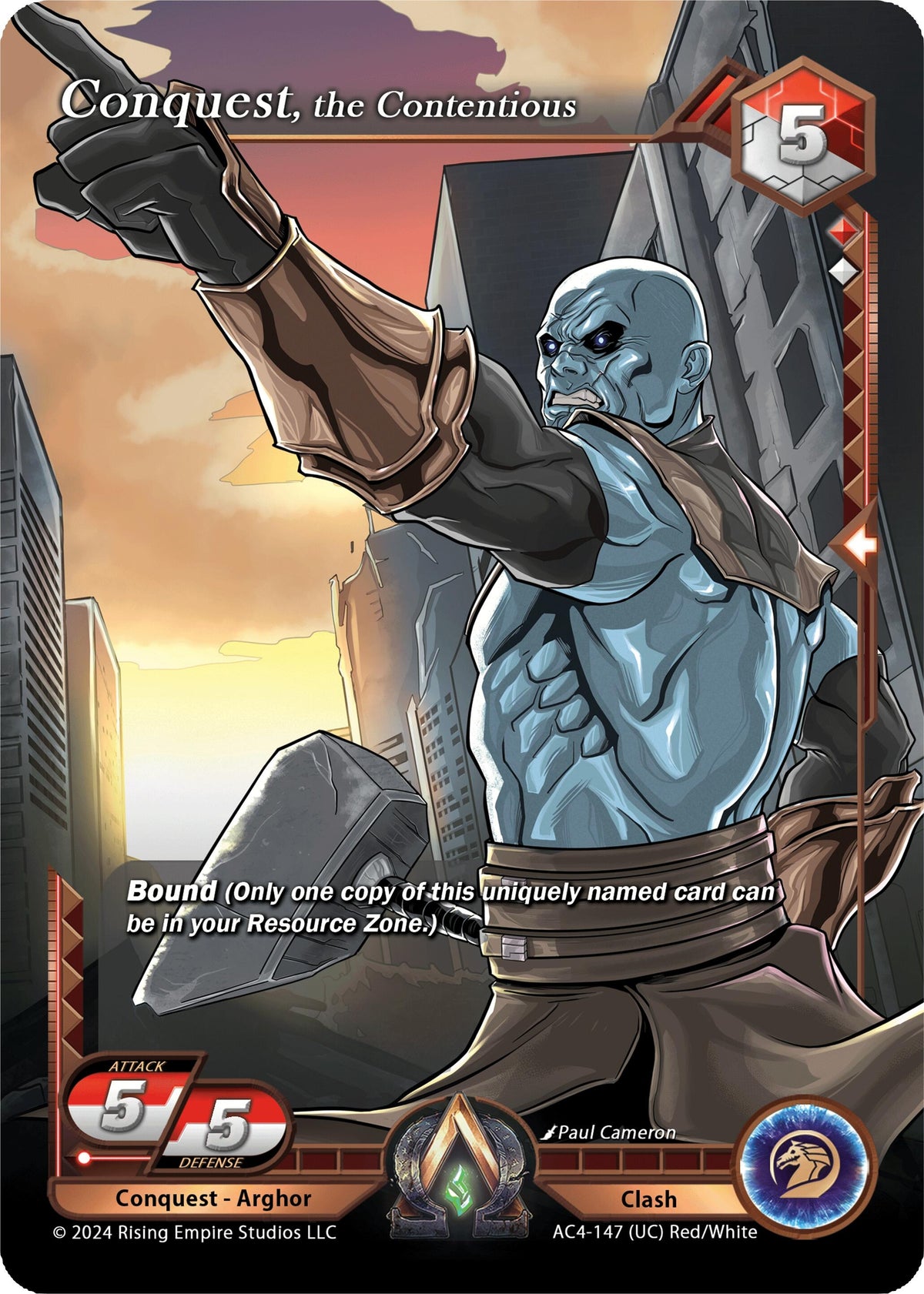 Image for Conquest, the Contentious (AC4-147) (Genesis Returns) - Alpha Clash