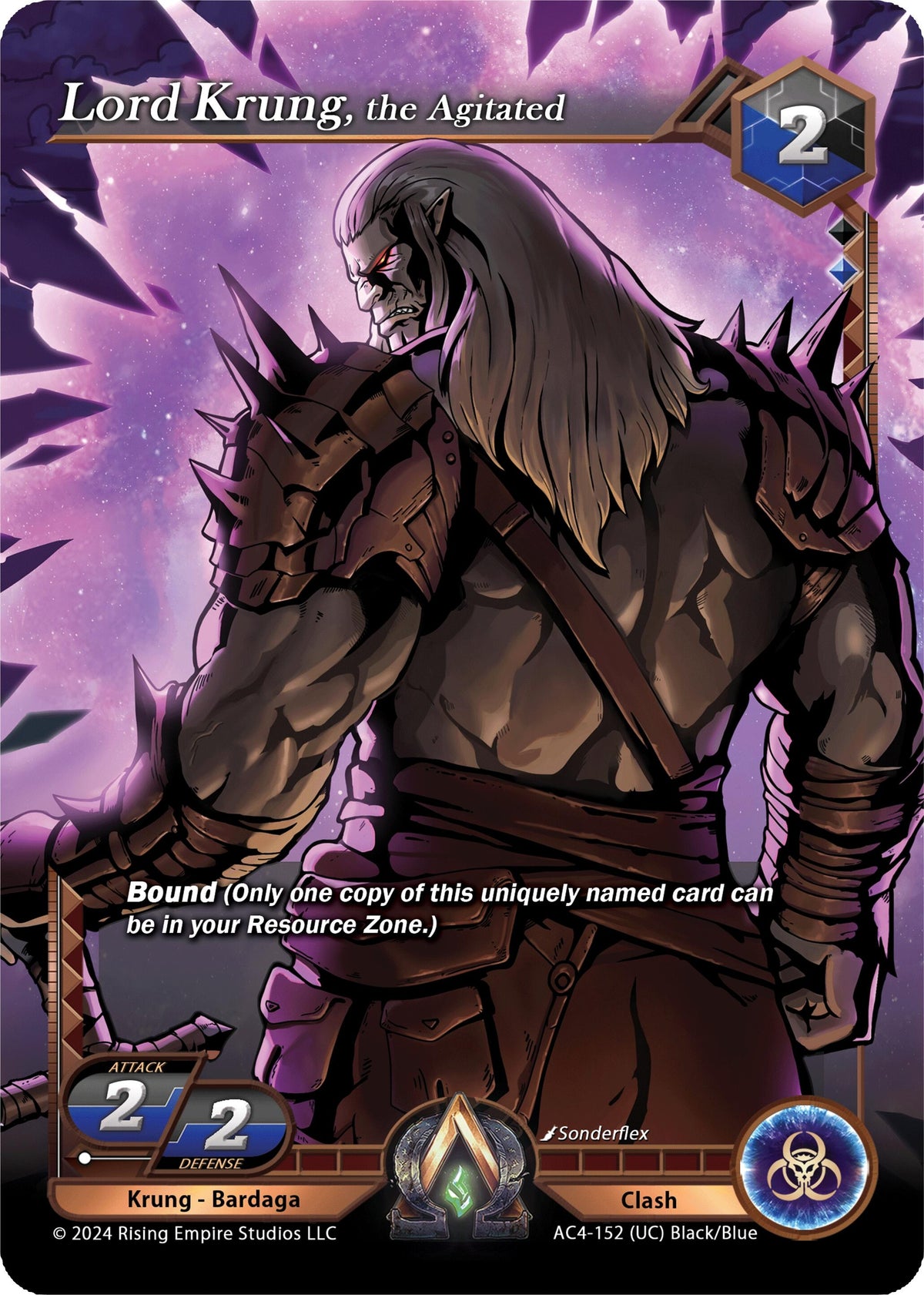 Image for Lord Krung, the Agitated (AC4-152) (Genesis Returns) - Alpha Clash