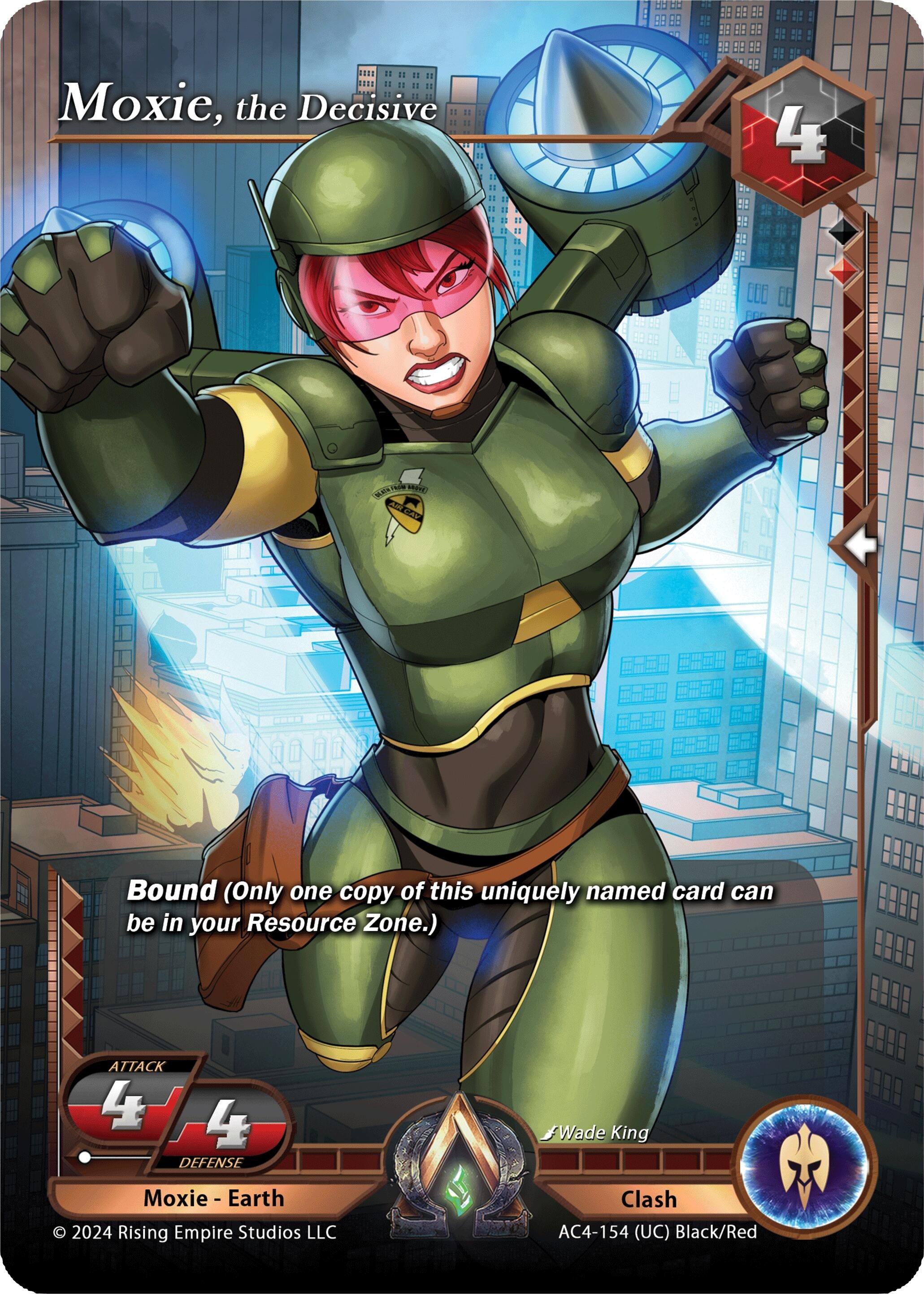 Image for Moxie, the Decisive (AC4-154) (Genesis Returns) - Alpha Clash