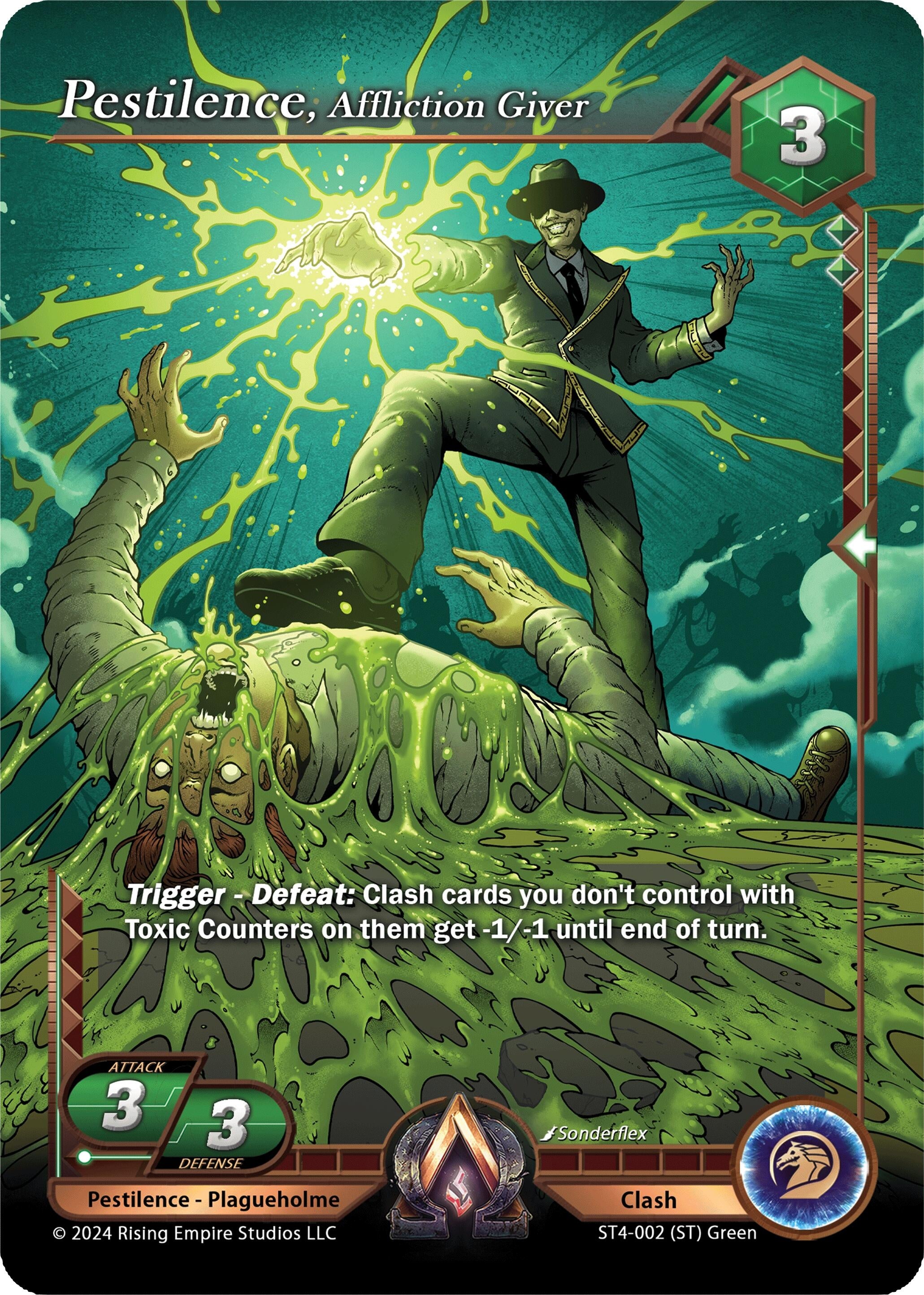 Image for Pestilence, Afflicition Giver (ST4-002) (Genesis Returns) - Alpha Clash