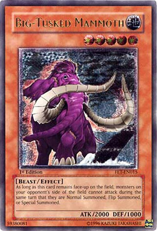 Image for Big-Tusked Mammoth (UTR) (FET-EN015) (FET) - YuGiOh