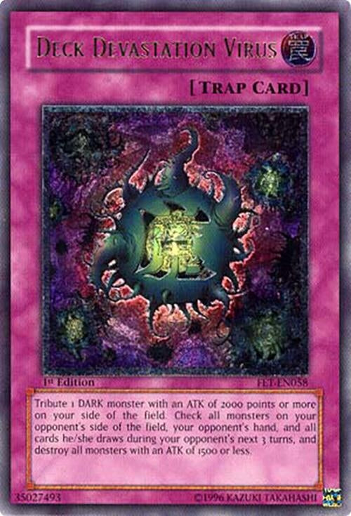 Image for Deck Devastation Virus (UTR) (FET-EN058) (FET) - YuGiOh
