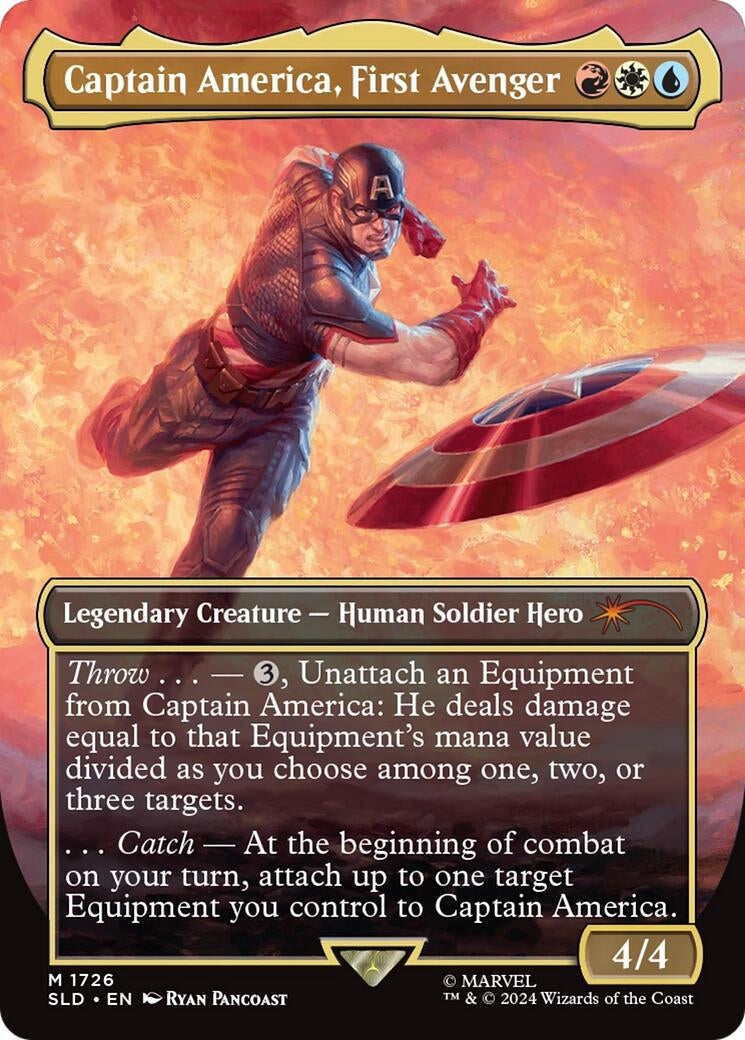 Image for Captain America, First Avenger (1726) (Secret Lair Drop Series) - Magic: The Gathering