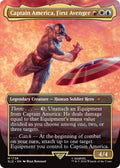 Image for Captain America, First Avenger (Rainbow Foil) (1726) (Secret Lair Drop Series) - Magic: The Gathering