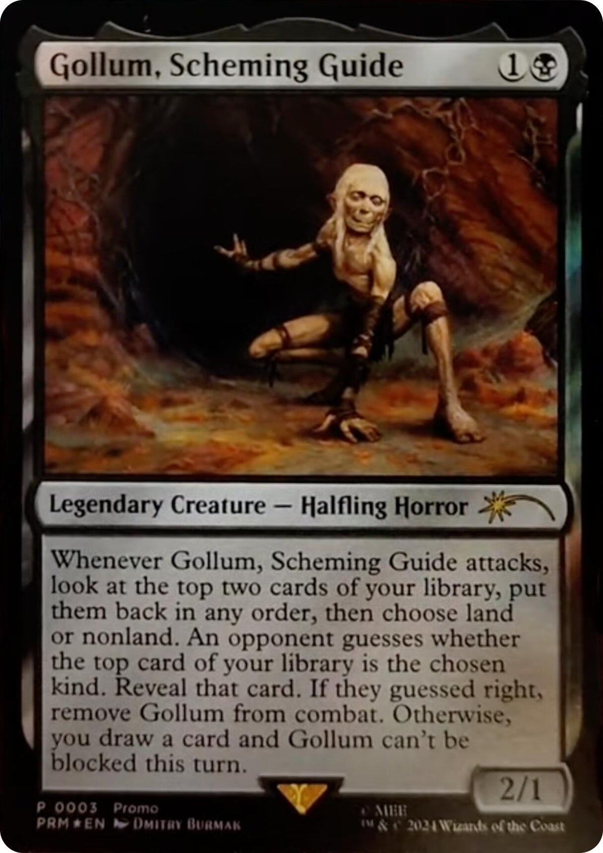 Image for Gollum, Scheming Guide (3) (Unique and Miscellaneous Promos) - Magic: The Gathering