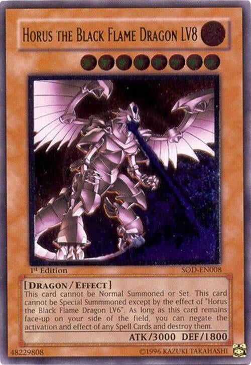 Image for Horus the Black Flame Dragon LV8 (UTR) (SOD-EN008) (SOD) - YuGiOh