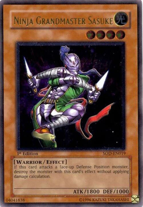 Image for Ninja Grandmaster Sasuke (UTR) (SOD-EN019) (SOD) - YuGiOh
