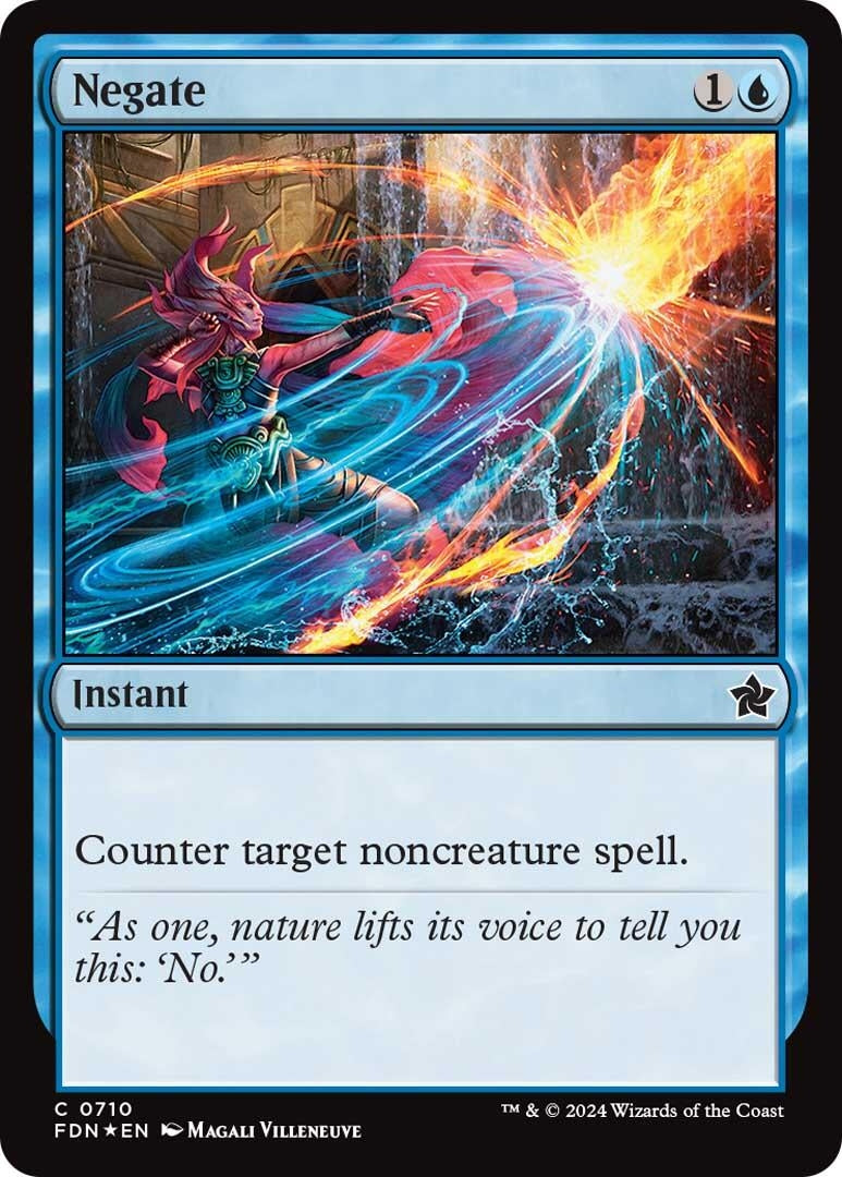 Image for Negate (710) (Foundations) - Magic: The Gathering