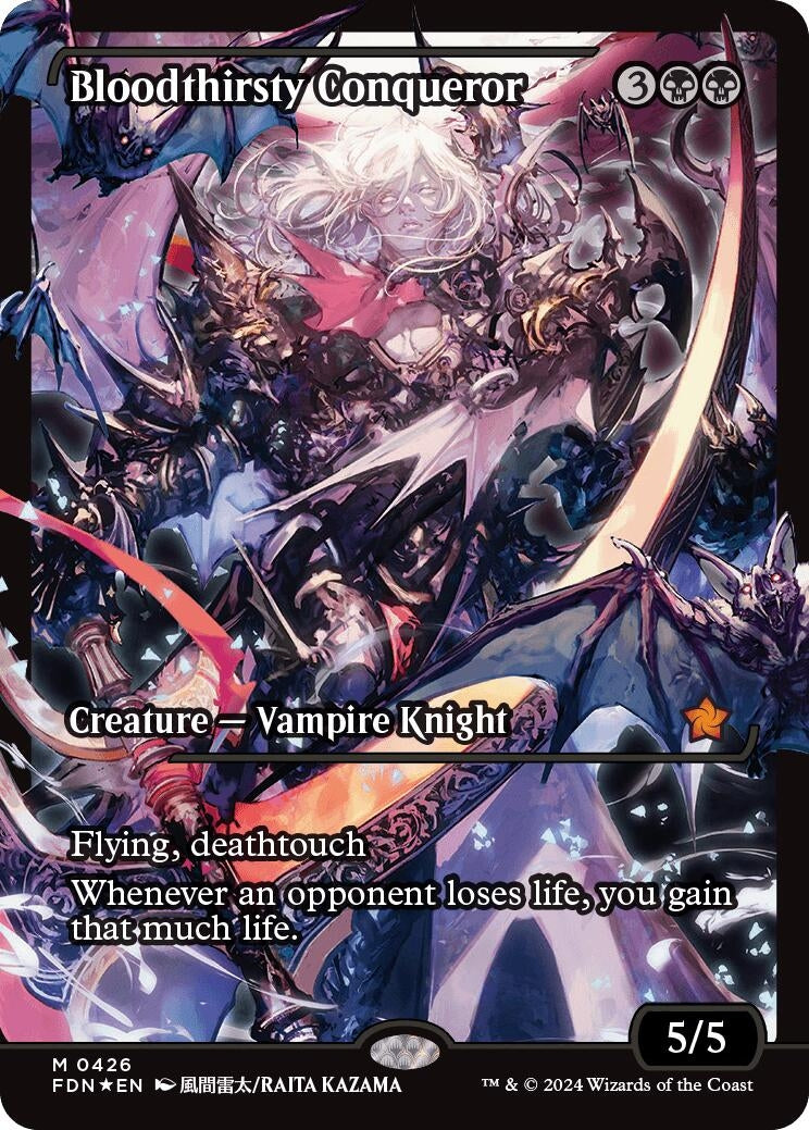 Image for Bloodthirsty Conqueror (Showcase) (426) (Foundations) - Magic: The Gathering