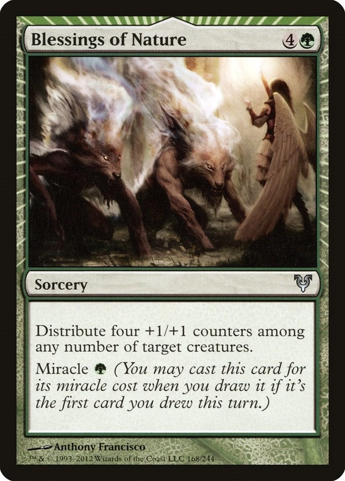 Image for Blessings of Nature (168) (Avacyn Restored) - Magic: The Gathering