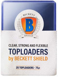 Image for Beckett Shield Standard Size Card 75PT Toploader (25 Pack) - Card Sleeves