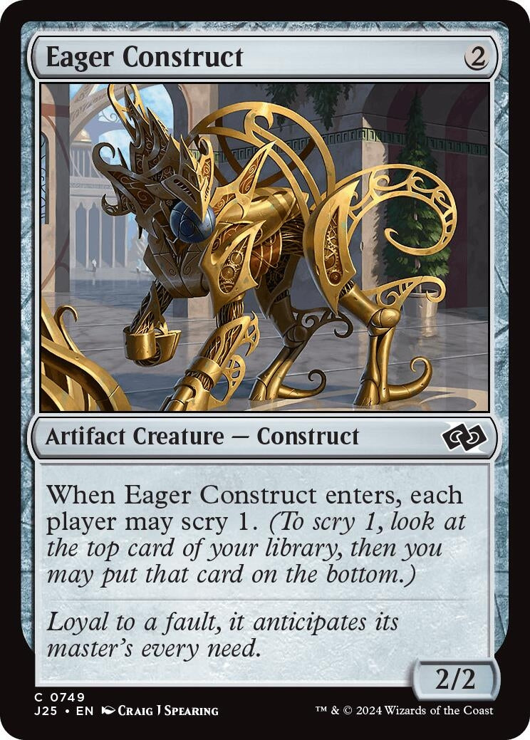 Image for Eager Construct (749) (Foundations Jumpstart) - Magic: The Gathering