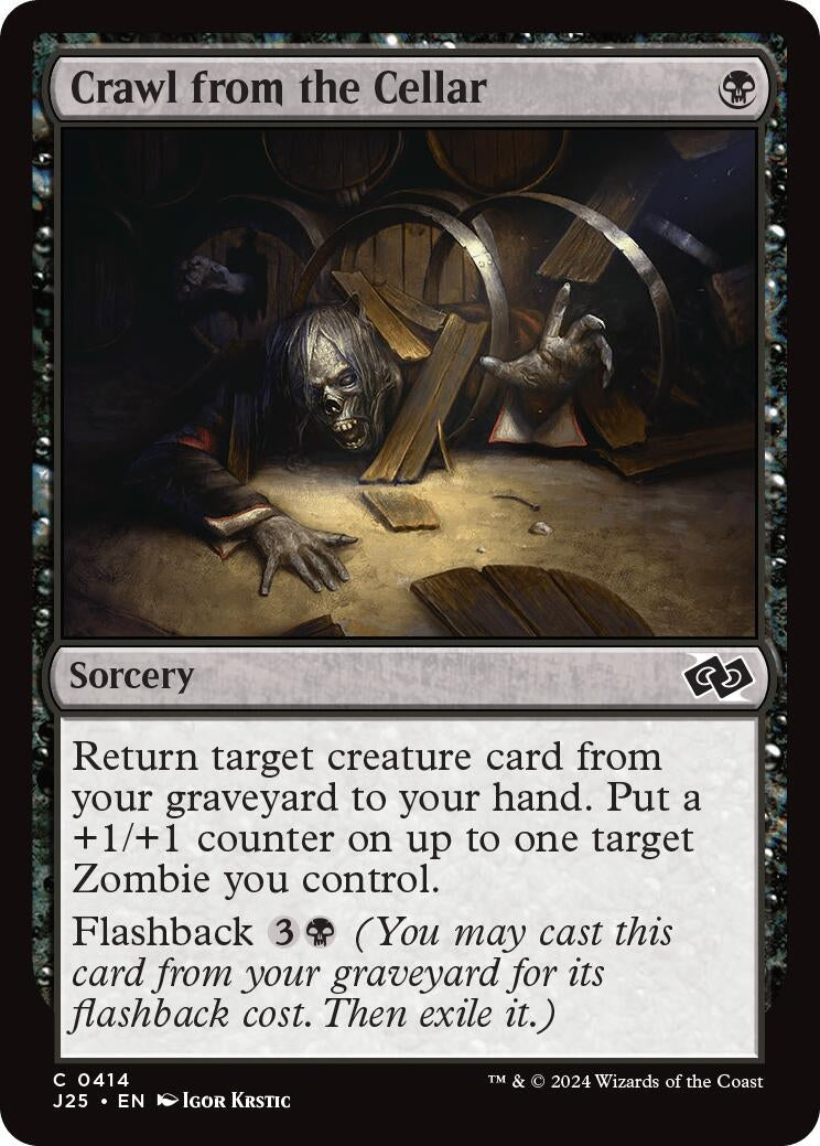Image for Crawl from the Cellar (414) (Foundations Jumpstart) - Magic: The Gathering