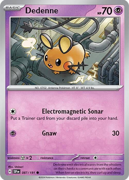 Image for Dedenne (087/191) (SSP) - Pokemon