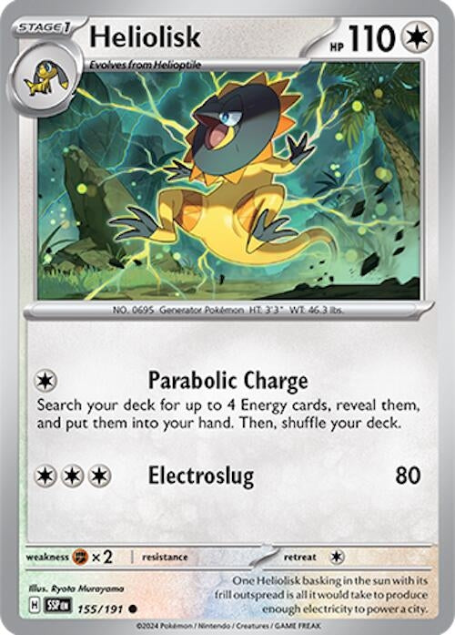 Image for Heliolisk (155/191) (SSP) - Pokemon