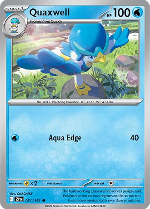Image for Quaxwell (051/191) (SSP) - Pokemon