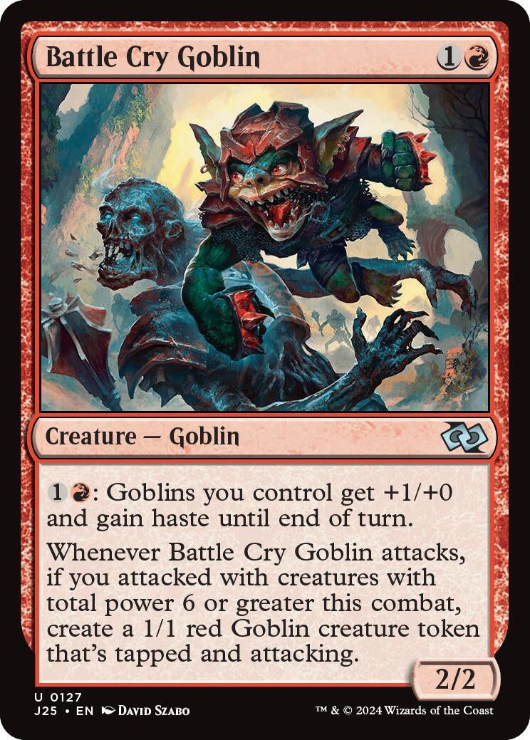 Image for Battle Cry Goblin (127) (Foundations Jumpstart) - Magic: The Gathering