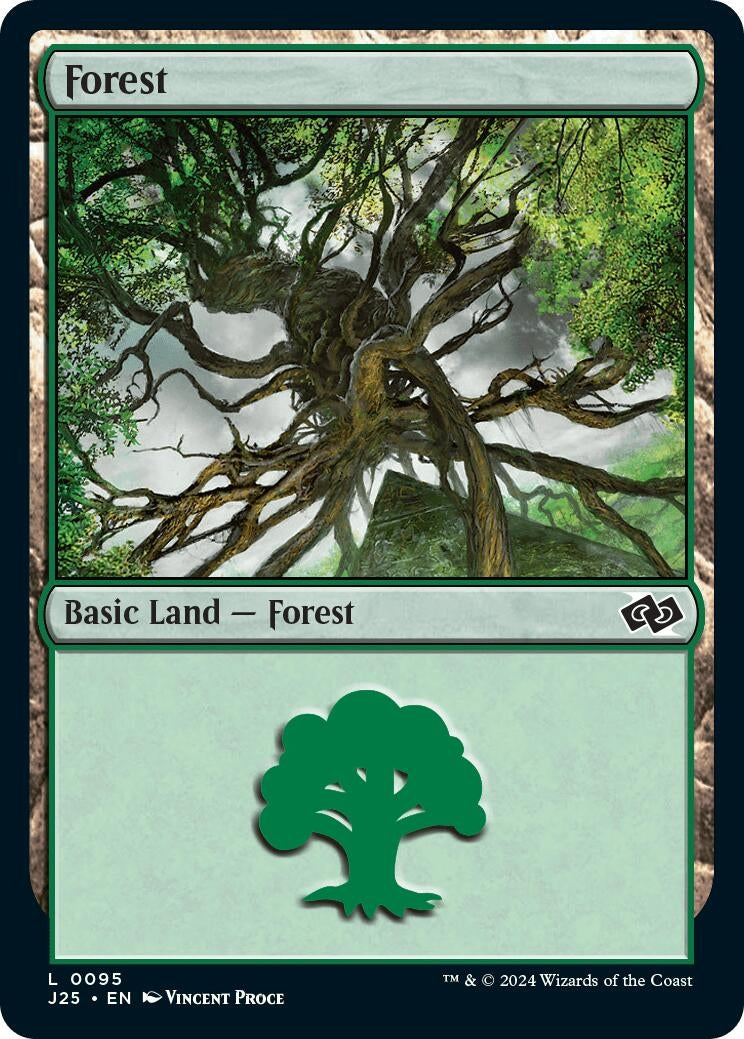Image for Forest (0095) (95) (Foundations Jumpstart) - Magic: The Gathering