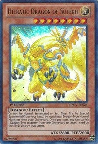 Image for Hieratic Dragon of Sutekh (GAOV-EN025) (GAOV) - YuGiOh