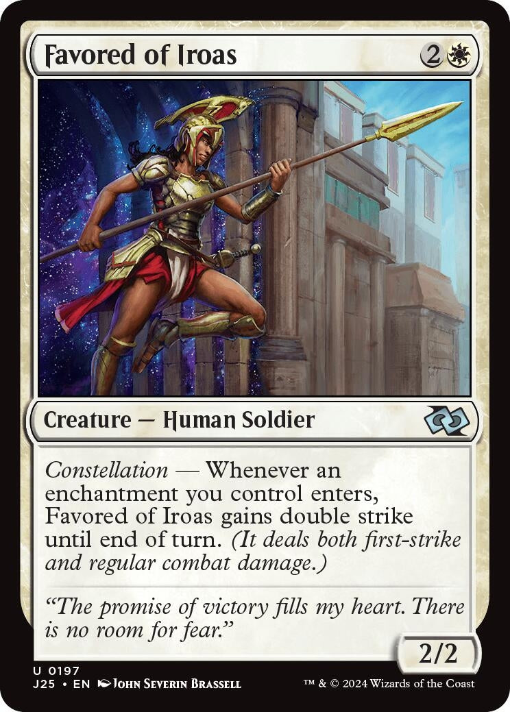 Image for Favored of Iroas (197) (Foundations Jumpstart) - Magic: The Gathering