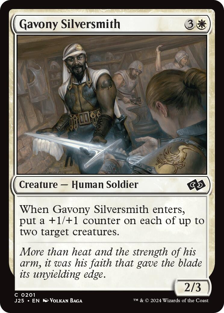 Image for Gavony Silversmith (201) (Foundations Jumpstart) - Magic: The Gathering