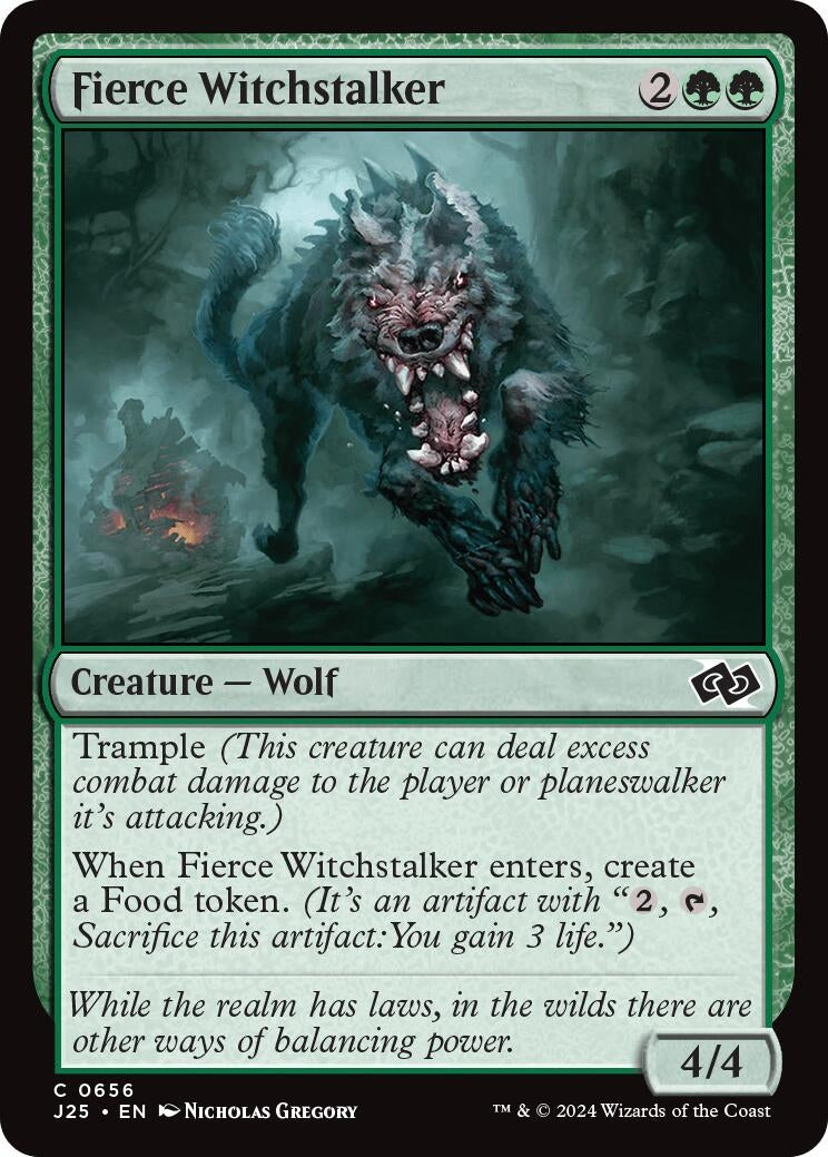 Image for Fierce Witchstalker (656) (Foundations Jumpstart) - Magic: The Gathering
