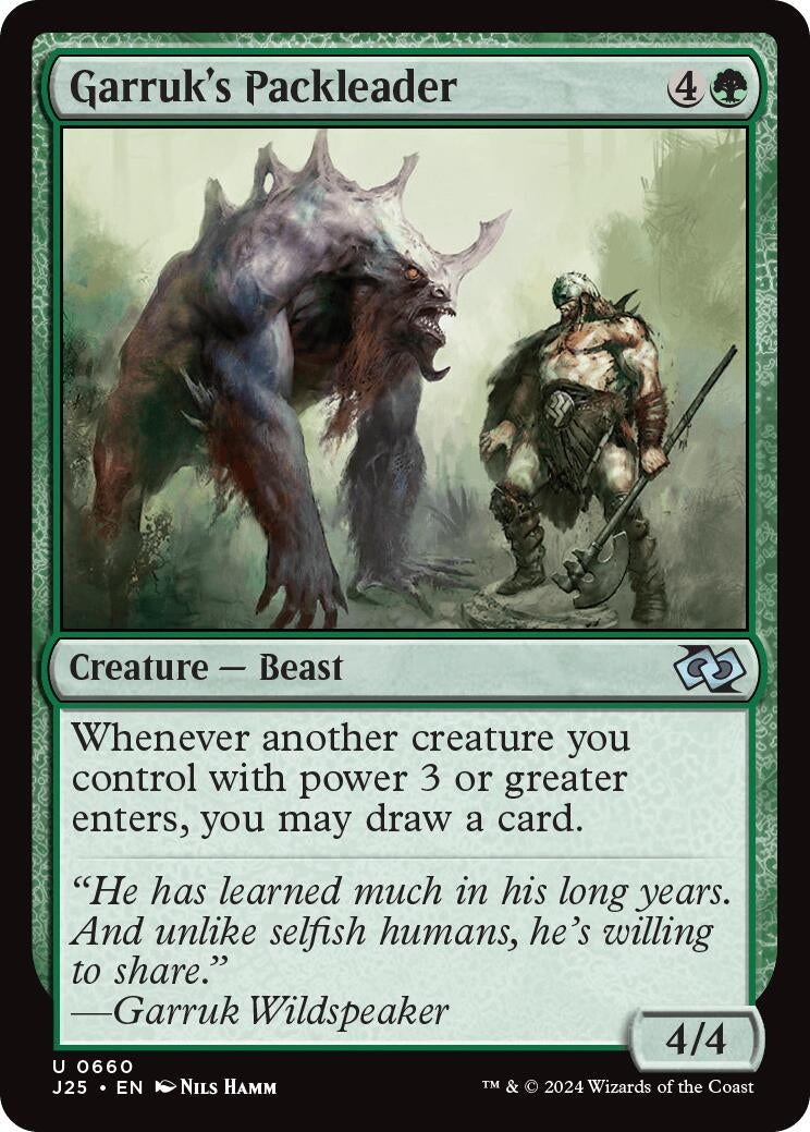 Image for Garruk's Packleader (660) (Foundations Jumpstart) - Magic: The Gathering