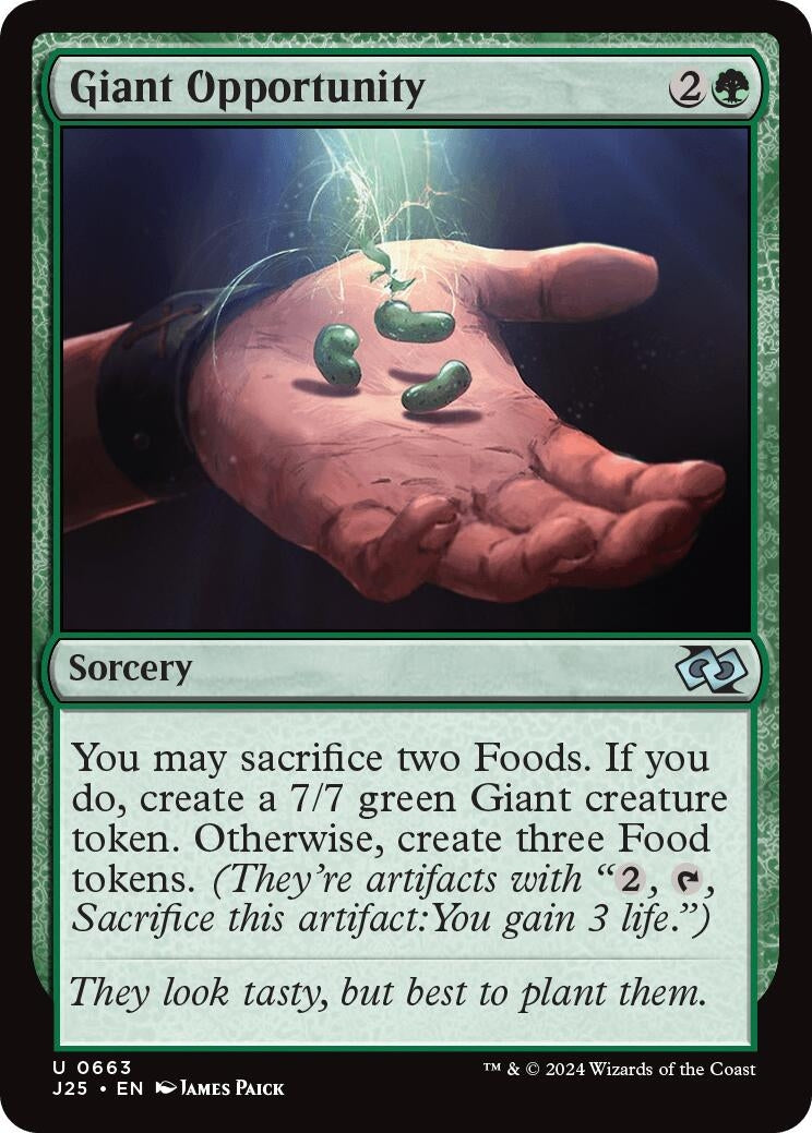 Image for Giant Opportunity (663) (Foundations Jumpstart) - Magic: The Gathering