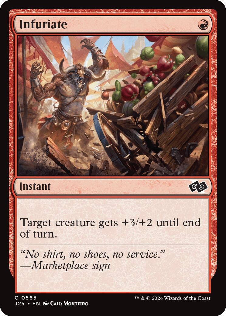 Image for Infuriate (565) (Foundations Jumpstart) - Magic: The Gathering