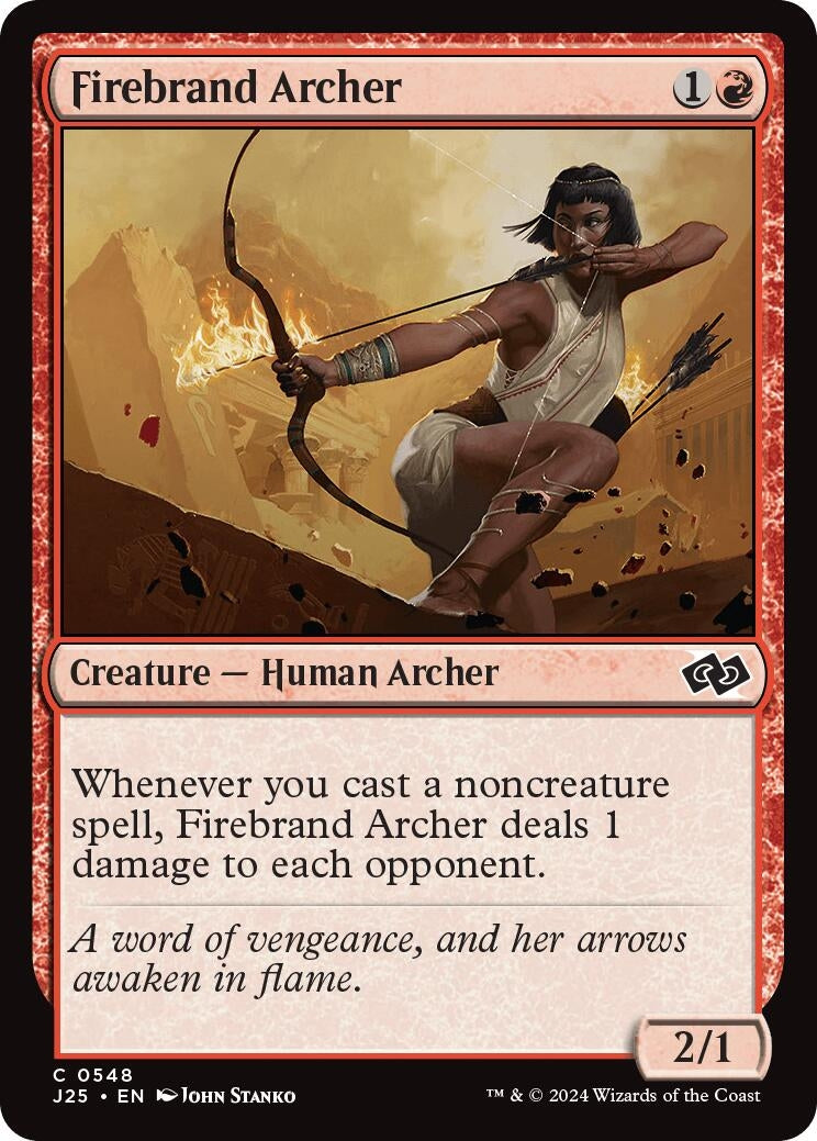Image for Firebrand Archer (548) (Foundations Jumpstart) - Magic: The Gathering