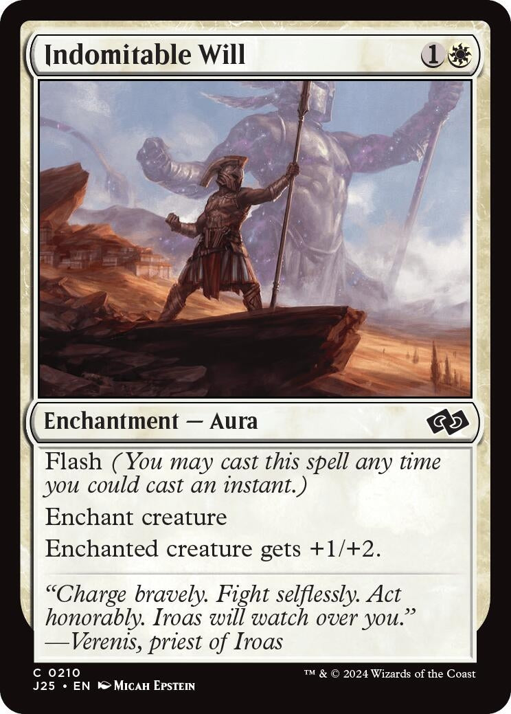 Image for Indomitable Will (210) (Foundations Jumpstart) - Magic: The Gathering