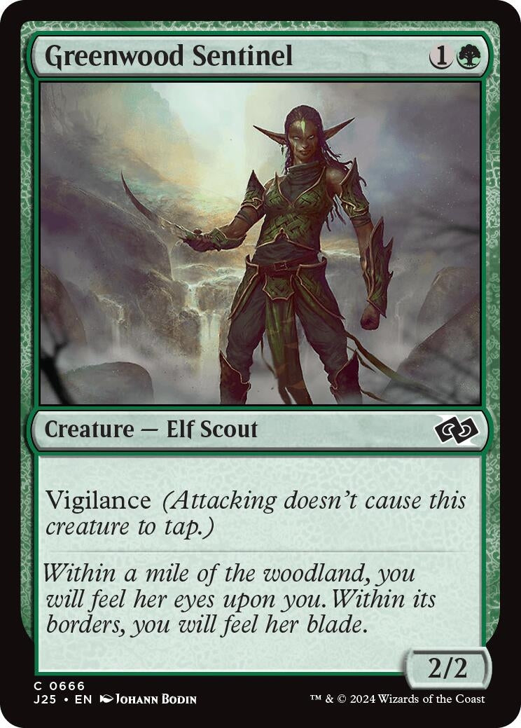 Image for Greenwood Sentinel (666) (Foundations Jumpstart) - Magic: The Gathering