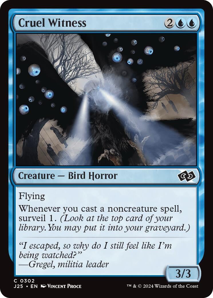 Image for Cruel Witness (302) (Foundations Jumpstart) - Magic: The Gathering