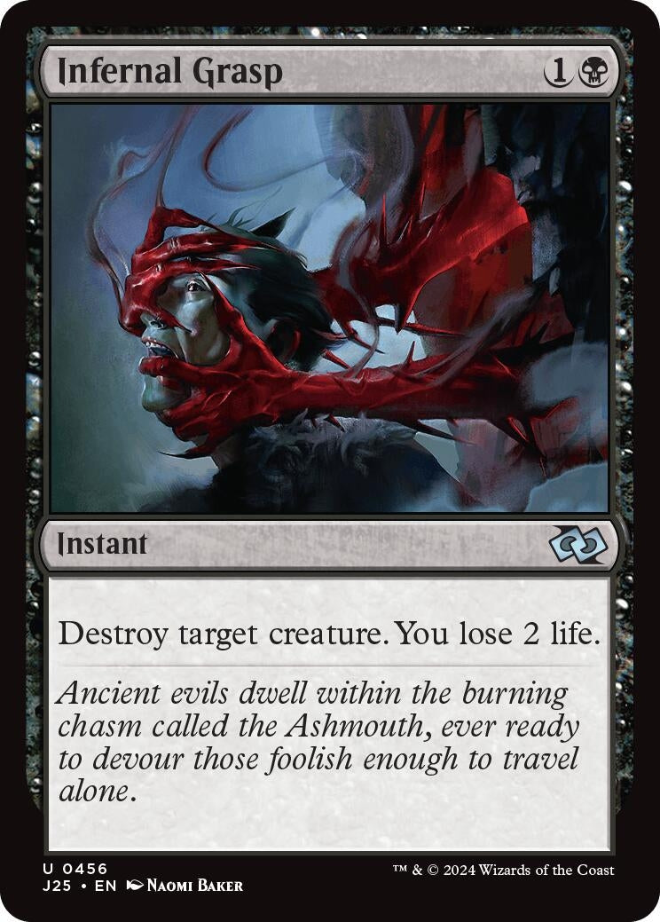 Image for Infernal Grasp (456) (Foundations Jumpstart) - Magic: The Gathering