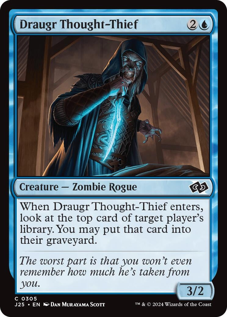 Image for Draugr Thought-Thief (305) (Foundations Jumpstart) - Magic: The Gathering